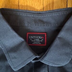 UNTUCKit Charcoal Button-Up Shirt